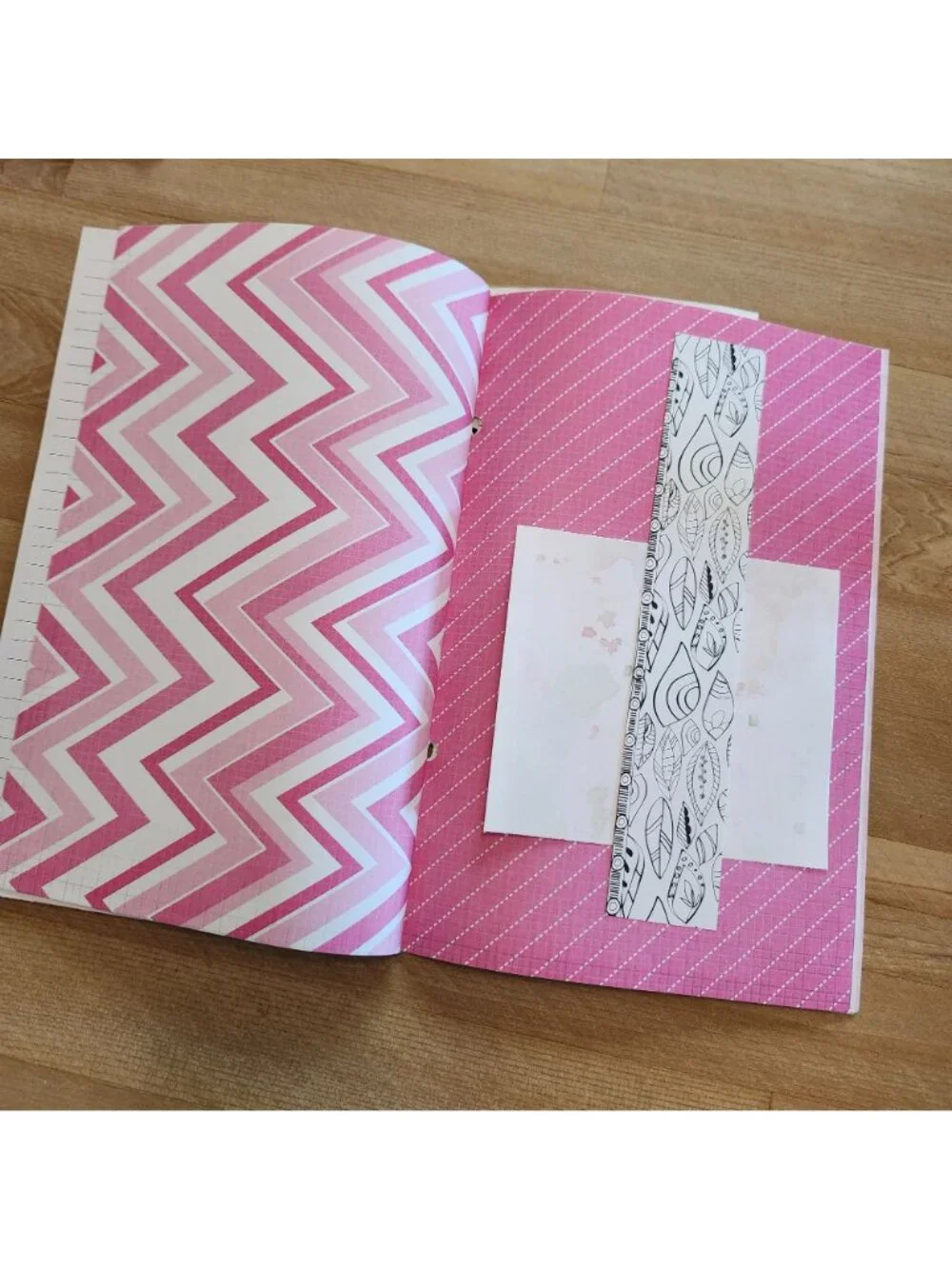 Junk Journal Booklet Blank Handmade 40 pgs Pink Theme